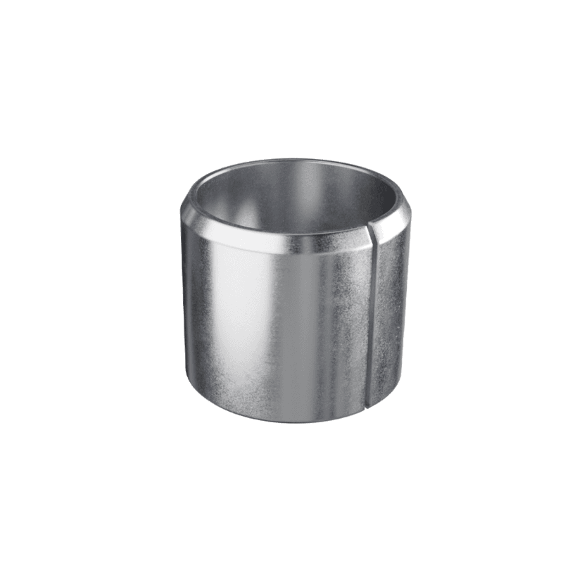 Buchse mit geradem Schlitz zur Aufnahme von Bolzen oder Wellen in Förder- und Antriebssystemen