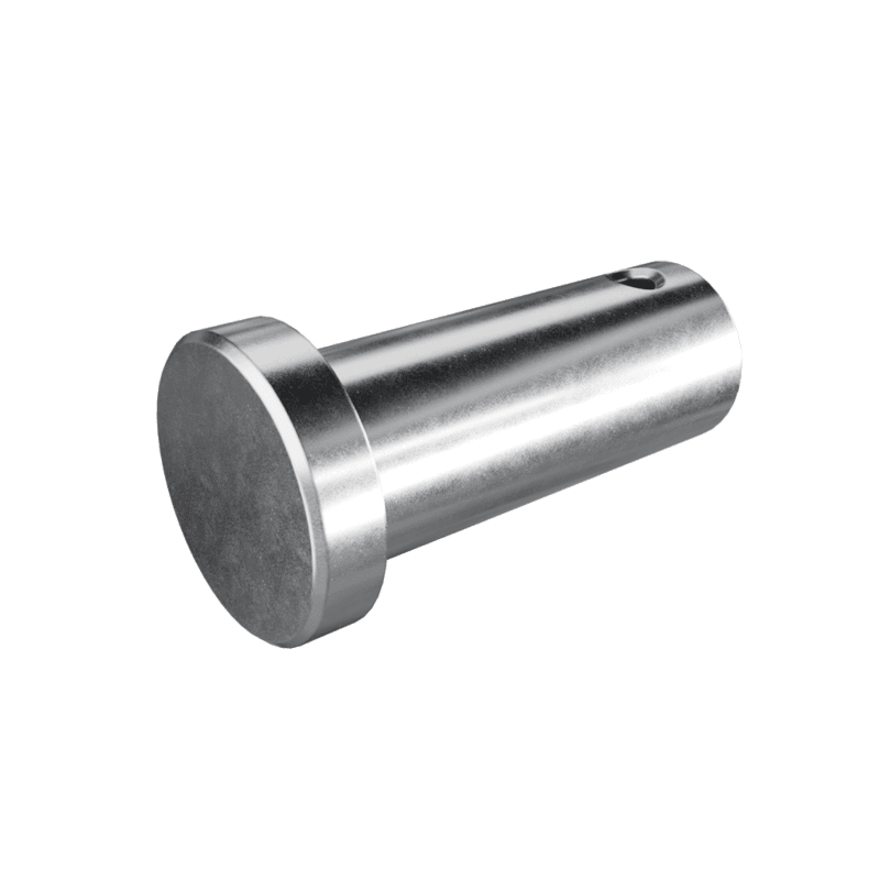 Kopfbolzen mit Stellring und Spannstift für präzise Bolzenbefestigung in Maschinen